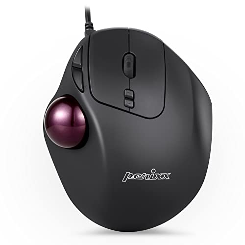 Perixx PERIMICE-517 Trackball Mouse...