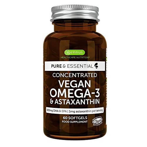 Puro ed essenziale Omega-3 Vegano, 1344mg...