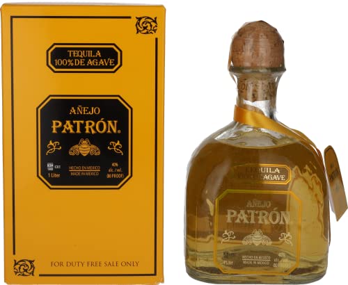 Patron Tequila Añejo 40% Vol. 1l in...