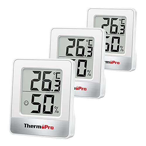 ThermoPro TP49 3 Pezzi Mini Termometro...
