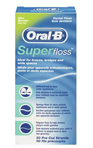 Oral B 50 pezzi Superfloss pretagliato...