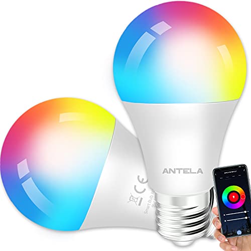 ANTELA Lampadina Intelligente LED E27 Wifi...
