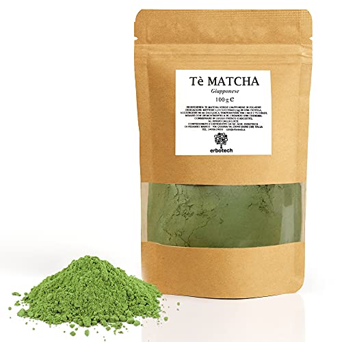 ERBOTECH Tè Matcha / Tè Verde in Polvere...