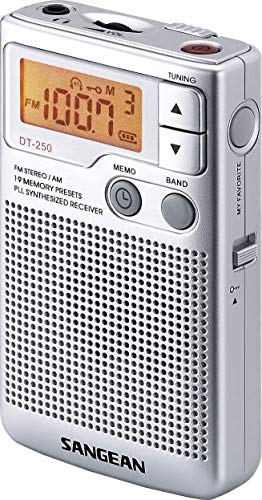 Radio Sangean DT-250, argento