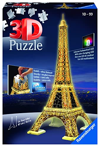 Ravensburger - Puzzle 3D Tour Eiffel...