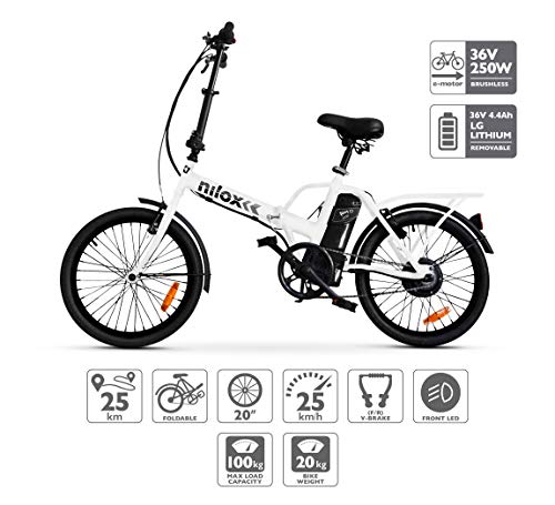 Nilox ebike X1- Bicicletta elettrica,...