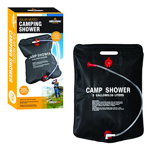 Milestone Camping Solar Shower - Nero,...