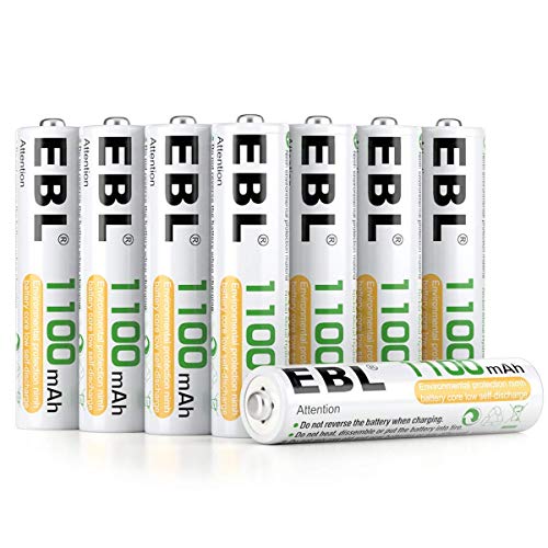 EBL 1100mAh AAA Ni-MH Batterie Ricaricabili...