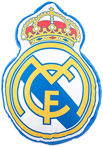 Real Madrid Cuscino Scudetto 3D, Multicolore,...